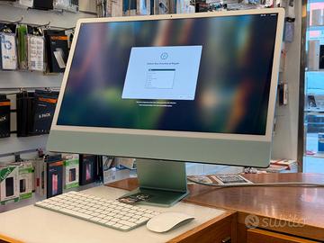 iMac 24” M1 8GB/512GB VERDE - USATO GARANTITO