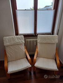 2 poltrone IKEA POÄNG – €50 la coppia