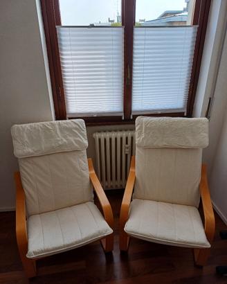2 poltrone IKEA POÄNG – €50 la coppia