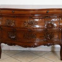 Comò in stile barocco-legno-massello