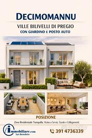 Ville a schiera di pregio con giardino posto auto