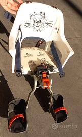 Seggiolino Anteriore Bici Gatto Max 15kg