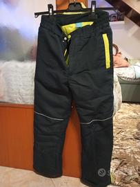 pantaloni sci ragazzo 5 e 8 anni