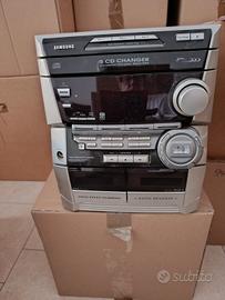 stereo HiFi Samsung CD e cassette