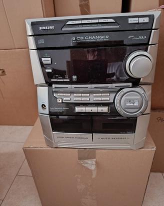 stereo HiFi Samsung CD e cassette