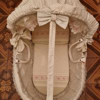 Culla in vimini per neonato