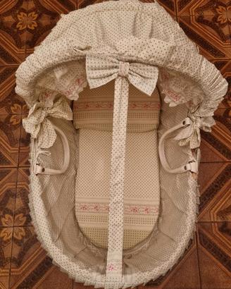 Culla in vimini per neonato