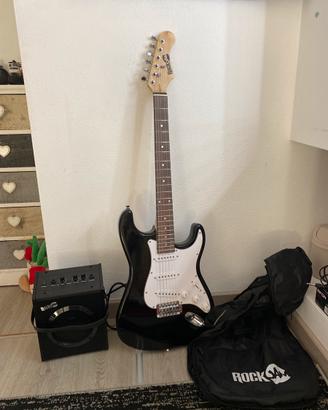 Chitarra elettrica Rockjam+amplificatore+custodia