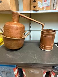 Alambico grappa 20/30 lt in rame