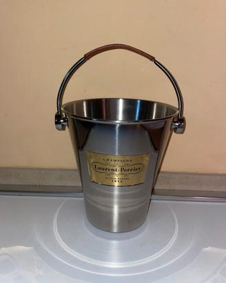 CHAMPAGNE LAURENT PERRIER ICE BUCKET ACCIAIO