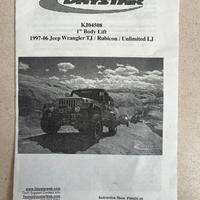 Kit BODY LIFT DAYSTAR 1" per WRANGLER TJ