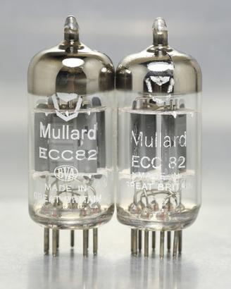 COPPIA VALVOLE MULLARD ECC82 12AU7