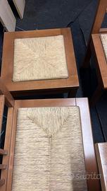 Set tavolo e panca per soluzione angolare