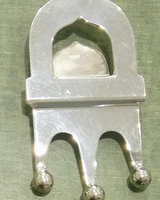 Apribottiglie in Argento 800, Greggio Padova