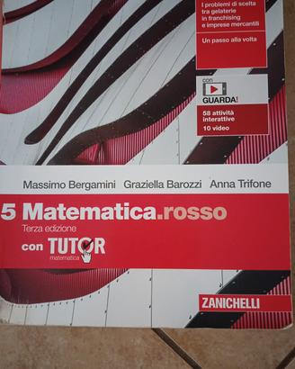 libro matematica rosso
