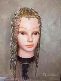 Parrucca di catene copricapo