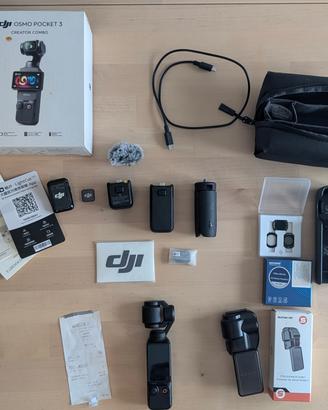 DJI Osmo Pocket 3 Creator Combo + Accessori Extra