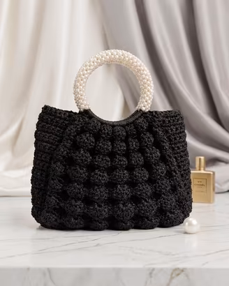 borsa fatta a mano all' uncinetto 