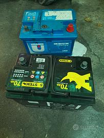 Batterie auto 70 ah e 60 ah