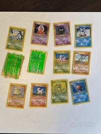 Dieci carte pokemon base