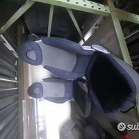 Sedili In Stoffa Blu Per Smart Prima Serie