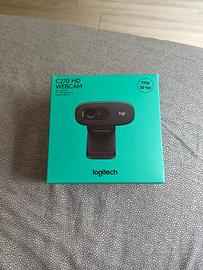 Logitech C270 Webcam HD HD 720p/30fps, Videochiama