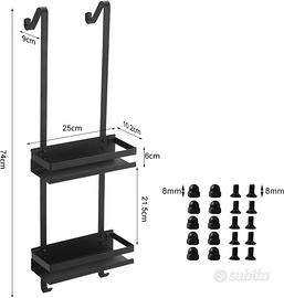Heszcam Mensola Doccia Portaoggetti da Appendere.