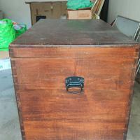 Baule in legno 60x61x101