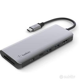Hub USB-C Belkin 7 in 1 compatibile Apple Windows
