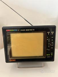 Mini tv color anni 80