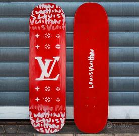 Scultura Josh Mahaby - LV Super Red Skate Deck