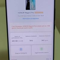 HONOR MAGIC 5 PRO 12 512 BATTERIA 5100 2 GIORNI