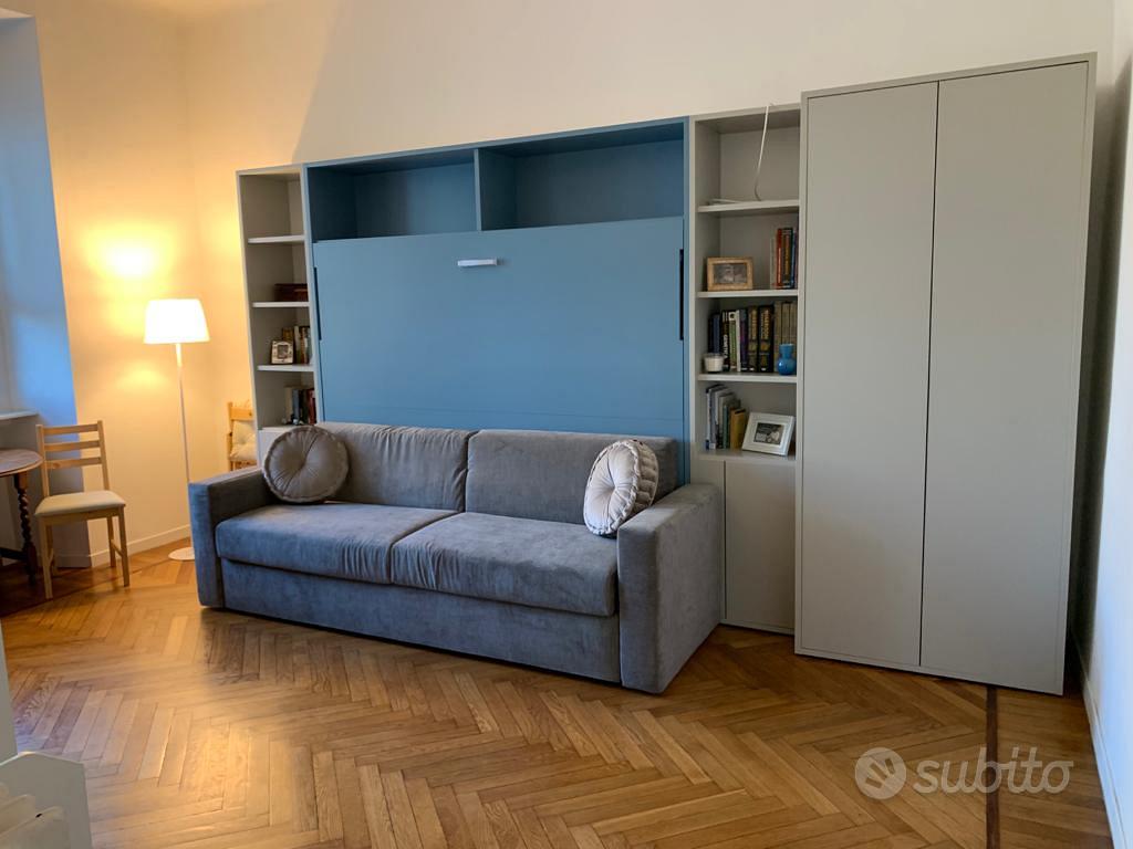 Letto matrimoniale a scomparsa con divano Mobili usati