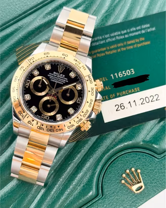 Rolex Daytona 116503 Brilli, Full set, Si Permute