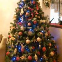 Albero di natale in pvc altezza 2.40m