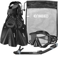 Set di Snorkeling :Pinne ,maschera,boccaglio,borsa