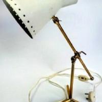Lampada Stilnovo Mid-Century in ottone anni '50