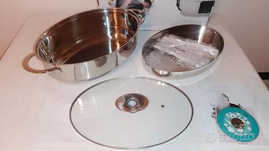 PENTOLA VAPORIERA INOX MEPRA