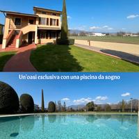 Villa con parco e piscina