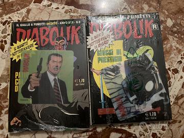 Lotto due diabolik blisterati con gadget