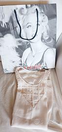 Top Donna sotto giacca Guess Avorio Traforato Tg. 