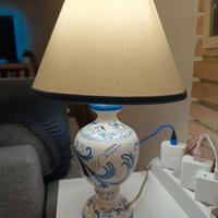 lume in ceramica di Caltagirone 