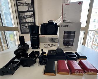 Corredo fotografico Canon 80D con 4107 scatti