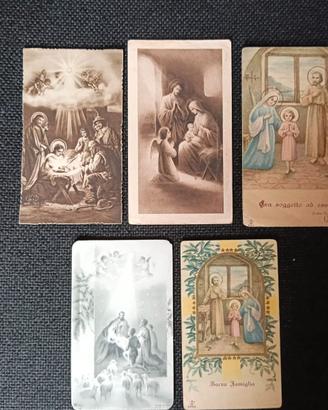 Lotto 5 Santini Antichi Sacra Famiglia