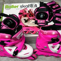 Pattini in linea regolabili Roches e protezioni