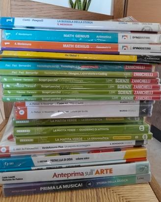 LIBRI SCOLASTICI – SEC. I GRADO (MEDIE)