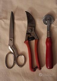 3 attrezzi vintage giardinaggio/cucina anni 70/80