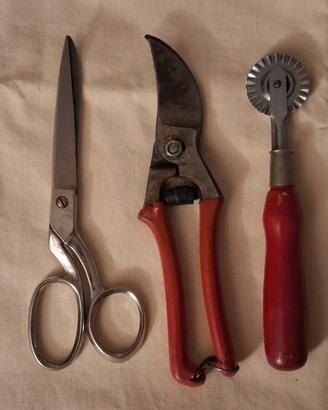 3 attrezzi vintage giardinaggio/cucina anni 70/80