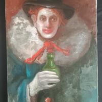 P. Bellini ( XX Secolo) dipinto olio su tela.