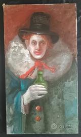 P. Bellini ( XX Secolo) dipinto olio su tela.